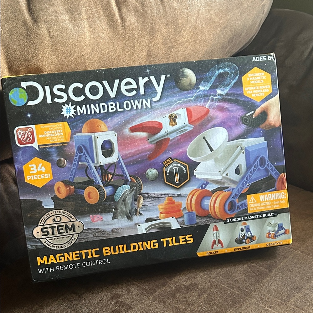 Magnetic Building Tiles - Multicolor